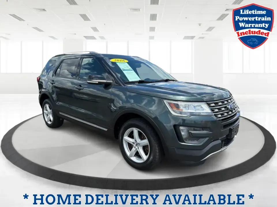 2016 Ford Explorer XLT 4WD (1FM5K8D88GG) with an 3.5L V6 DOHC 24V engine, 6-Speed Automatic transmission, located at 1230 East Main St, Xenia, OH, 45385, (937) 908-9800, 39.688026, -83.910172 - Load up the crew, point the nose toward the next weekend getaway, and enjoy the confidence of four-wheel drive-this 2016 Ford Explorer XLT 4WD is built for real life in Xenia. Whether you're shuttling kids to practice, commuting into Dayton, or planning a road trip to John Bryan State Park, this 3-r- Photo#0