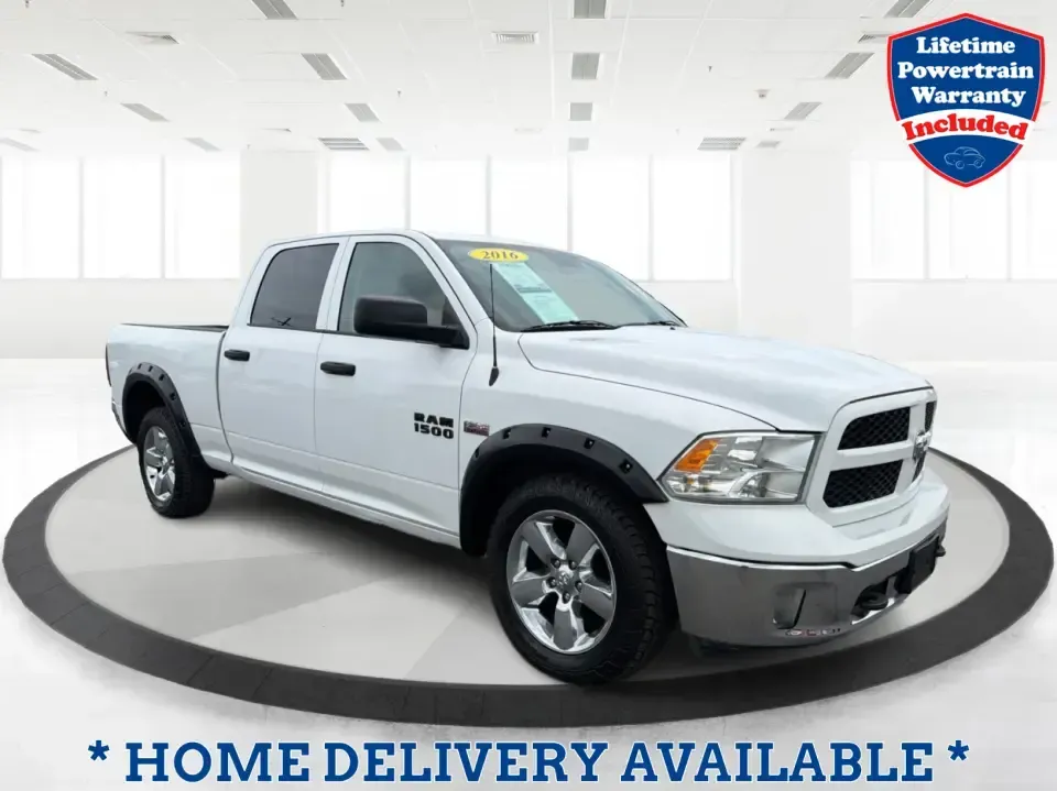 2016 Ram 1500 SLT Crew Cab LWB 4WD (1C6RR7TT0GS) with an 5.7L V8 OHV 16V engine, 6A transmission, located at 1099 N County Rd 25A, Troy, OH, 45373, (937) 908-9800, 40.057079, -84.212883 - Need one truck that can handle the weekday grind and still be ready for weekend projects, towing, and road trips to Indian Lake? This **2016 Ram 1500 SLT Crew Cab LWB 4WD** fits the lifestyle-room for the crew, four-wheel-drive confidence for Ohio weather, and the V8 power that makes hauling and hig- Photo#0