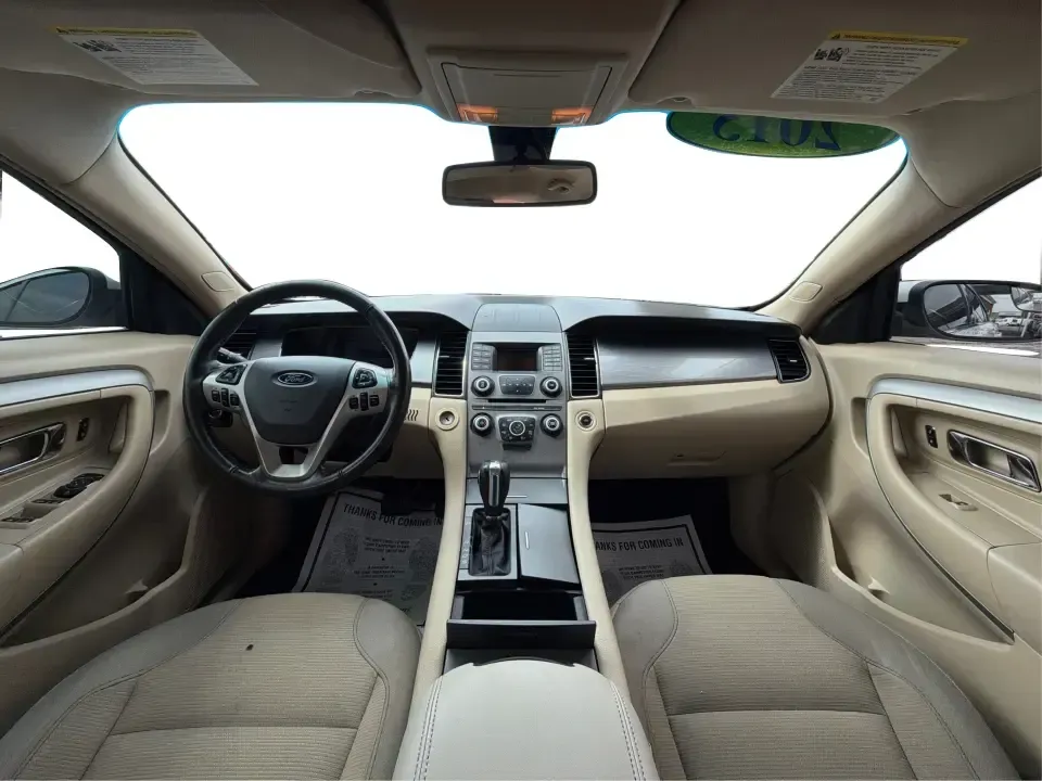 2015 Ford Taurus SEL FWD (1FAHP2E89FG) with an 3.5L V6 DOHC 24V engine, 6-Speed Automatic transmission, located at 1951 S Dayton Lakeview Rd., New Carlisle, OH, 45344, (937) 908-9800, 39.890999, -84.050255 - Need a comfortable, confident sedan for the daily commute, school drop-offs, and the occasional Dayton-to-Columbus road trip? This 2015 Ford Taurus SEL FWD is built for real life-roomy for five, smooth on longer drives, and packed with the kind of features that make every mile feel easier, whether y- Photo#22