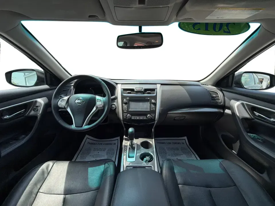 2015 Nissan Altima 2.5 S (1N4AL3AP1FN) with an 2.5L L4 DOHC 16V engine, Continuously Variable Transmission transmission, located at 401 Woodman Dr, Riverside, OH, 45431, (937) 908-9800, 39.760899, -84.123421 - Need a dependable sedan for the daily commute down I-675, quick school drop-offs, and easy weekend runs to The Greene or Downtown Dayton? This 2015 Nissan Altima 2.5 S in Super Black fits that real-life rhythm with excellent fuel economy, comfortable seating for five, and the kind of driver-friendly- Photo#20