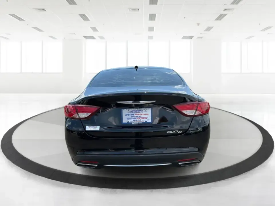 2015 Chrysler 200 200C (1C3CCCCGXFN) with an Other engine, located at 1230 East Main St, Xenia, OH, 45385, (937) 908-9800, 39.688026, -83.910172 - Slip into a comfortable, upscale sedan that fits real life in Xenia-school drop-offs, the daily commute down US-35, and weekend errands between Downtown Xenia and the Greene Towne Center. This 2015 Chrysler 200C in Black Clearcoat blends a refined cabin with practical four-door versatility, making i- Photo#3