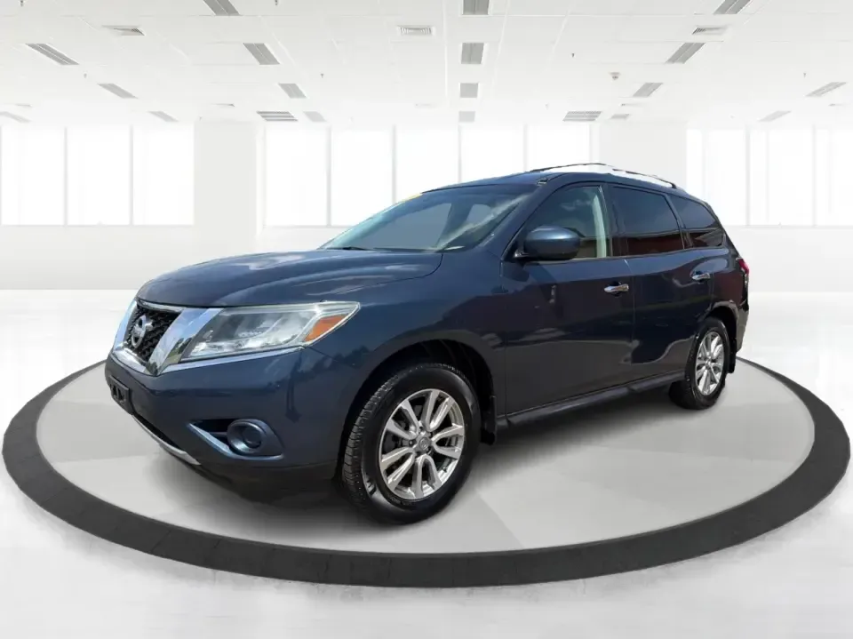 2015 Nissan Pathfinder S (5N1AR2MM9FC) with an 3.5L V-6 DOHC engine, located at 1099 N County Rd 25A, Troy, OH, 45373, (937) 908-9800, 40.057079, -84.212883 - Need one vehicle that can handle weekday school runs, a long I75 commute, and a spontaneous weekend escape to Charleston Falls Preserve? This 2015 Nissan Pathfinder S in Arctic Blue Metallic is a versatile 3-row crossover built for real-life Ohio driving-roomy for growing families, comfortable for r- Photo#8