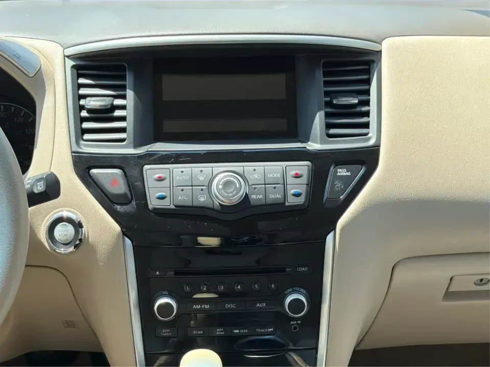 2015 Nissan Pathfinder S (5N1AR2MM9FC) with an 3.5L V-6 DOHC engine, located at 1099 N County Rd 25A, Troy, OH, 45373, (937) 908-9800, 40.057079, -84.212883 - Need one vehicle that can handle weekday school runs, a long I75 commute, and a spontaneous weekend escape to Charleston Falls Preserve? This 2015 Nissan Pathfinder S in Arctic Blue Metallic is a versatile 3-row crossover built for real-life Ohio driving-roomy for growing families, comfortable for r- Photo#12