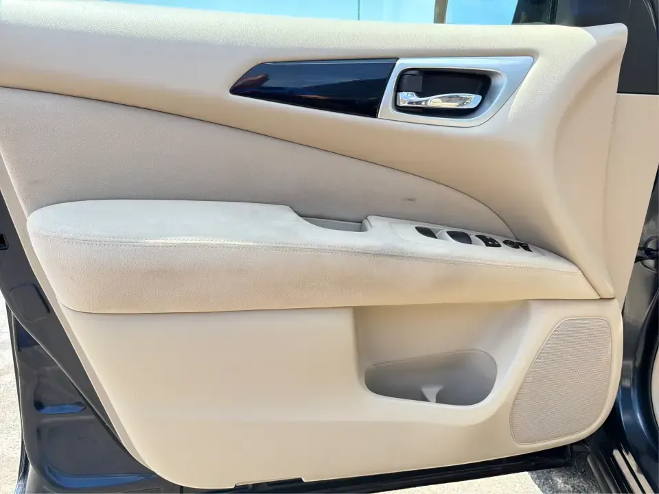 2015 Nissan Pathfinder S (5N1AR2MM9FC) with an 3.5L V-6 DOHC engine, located at 1099 N County Rd 25A, Troy, OH, 45373, (937) 908-9800, 40.057079, -84.212883 - Need one vehicle that can handle weekday school runs, a long I75 commute, and a spontaneous weekend escape to Charleston Falls Preserve? This 2015 Nissan Pathfinder S in Arctic Blue Metallic is a versatile 3-row crossover built for real-life Ohio driving-roomy for growing families, comfortable for r- Photo#18