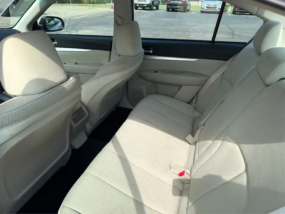 2011 Subaru Legacy Premium + CWP (4S3BMBC69B3) with an 2.5L H-4 variable valve control engine, Continuously Variable Transmission (CVT) transmission, located at 8750 N County Rd 25A, Piqua, OH, 45356, (937) 908-9800, 40.164391, -84.232513 - Need a confident, all-weather commuter that can handle Ohio winters, weekend road trips, and the daily school-and-work shuffle without feeling like a bare-bones sedan? This 2011 Subaru Legacy Premium + CWP in Satin White Pearl is a smart fit for drivers who want Subaru capability in a comfortable, p- Photo#10
