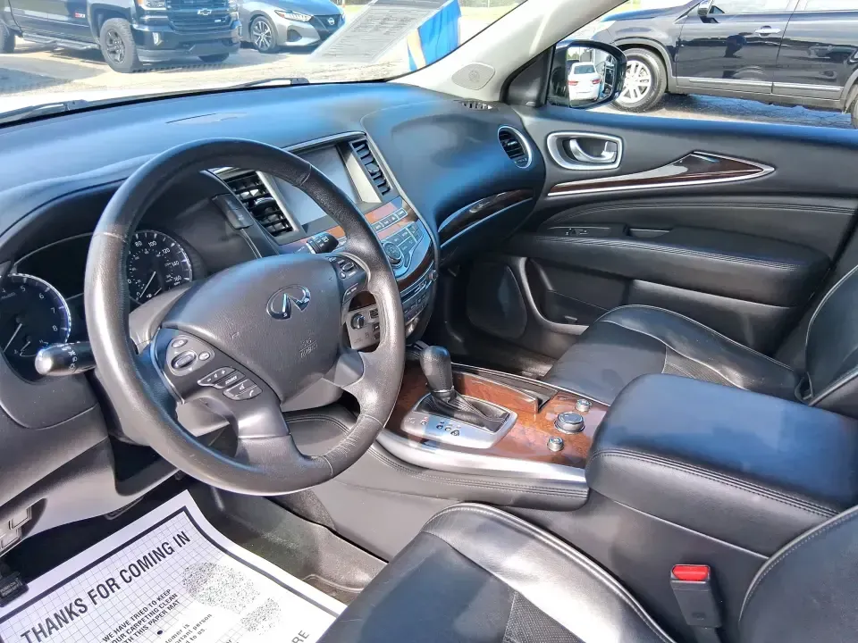 2014 Infiniti QX60 Base AWD (5N1AL0MM5EC) with an 3.5L V6 DOHC 24V engine, Continuously Variable Transmission transmission, located at 1951 S Dayton Lakeview Rd., New Carlisle, OH, 45344, (937) 908-9800, 39.890999, -84.050255 - If your week is a blur of school drop-offs, I70 commuting, and weekend getaways to Buck Creek State Park, this 2014 INFINITI QX60 Base AWD is built for the real-life rhythm of a busy household. With three rows for up to 7 passengers, confident AWD traction for Ohio weather, and premium comfort touch- Photo#9