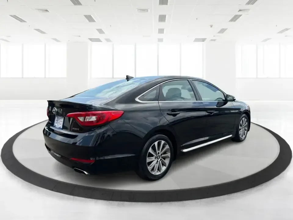 2015 Hyundai Sonata Sport (5NPE34AF9FH) with an 2.4L L4 DOHC 16V engine, 6-Speed Automatic transmission, located at 401 Woodman Dr, Riverside, OH, 45431, (937) 908-9800, 39.760899, -84.123421 - Need a dependable, comfortable sedan for the daily commute from Riverside to Wright-Patterson AFB, quick school drop-offs, or weekend drives down I675 and US35 toward Dayton? This 2015 Hyundai Sonata Sport is built for real-life schedules-smooth on longer stretches, easy to park around busy shopping- Photo#2