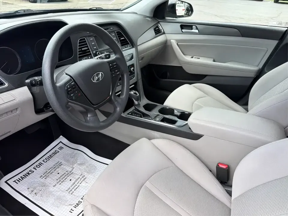 2015 Hyundai Sonata Sport (5NPE34AF9FH) with an 2.4L L4 DOHC 16V engine, 6-Speed Automatic transmission, located at 401 Woodman Dr, Riverside, OH, 45431, (937) 908-9800, 39.760899, -84.123421 - Need a dependable, comfortable sedan for the daily commute from Riverside to Wright-Patterson AFB, quick school drop-offs, or weekend drives down I675 and US35 toward Dayton? This 2015 Hyundai Sonata Sport is built for real-life schedules-smooth on longer stretches, easy to park around busy shopping- Photo#9