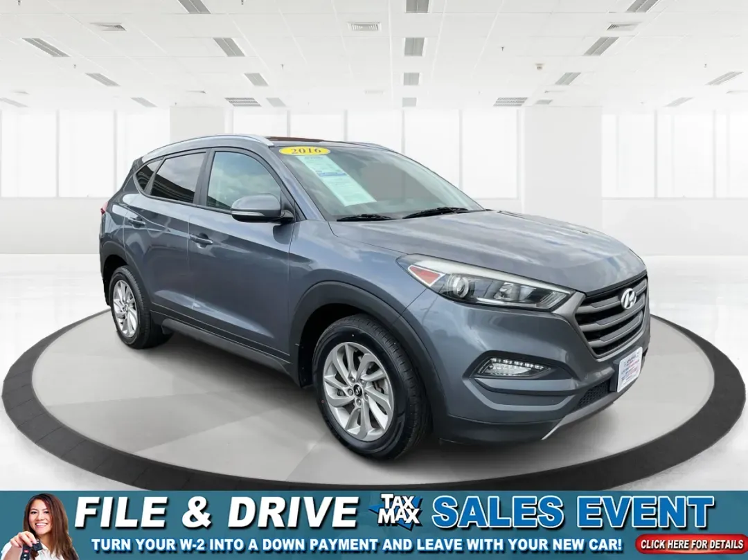 2016 Hyundai Tucson Eco (KM8J3CA24GU) with an 1.6L I-4 gasoline direct injection engine, located at 1099 N County Rd 25A, Troy, OH, 45373, (937) 908-9800, 40.057079, -84.212883 - **Adventure Awaits: 2016 Hyundai Tucson Eco Your Perfect Companion for Daily Drives and Weekend Getaways!**<br /> <br /> At Advantage Car and Credit, located at 1184 Kauffman Ave, Fairborn, OH 45324, we understand that life is an adventure, and having the right vehicle can make all the difference. - Photo#0