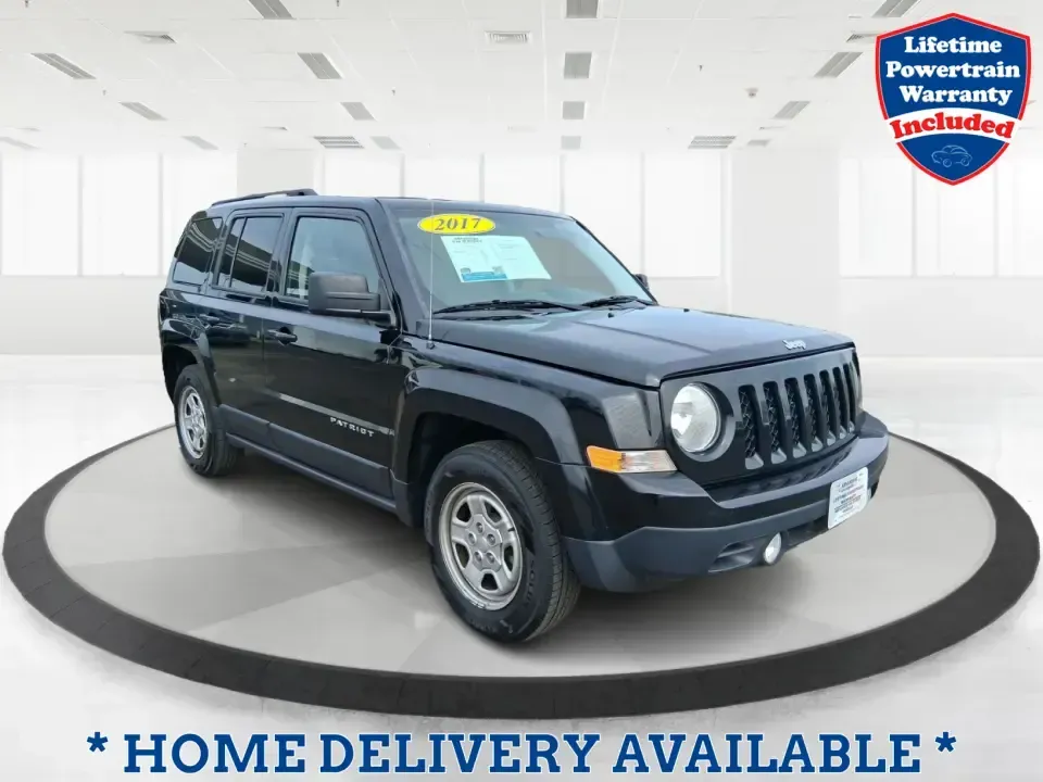 2017 Jeep Patriot Sport FWD (1C4NJPBAXHD) with an 2.4L I-4 DOHC engine, Automatic transmission, located at 401 Woodman Dr, Riverside, OH, 45431, (937) 908-9800, 39.760899, -84.123421 - **Unlock Adventure with the 2017 Jeep Patriot Sport FWD at Advantage Car and Credit!**<br /> <br /> Are you ready to elevate your outdoor adventures or simply need a reliable vehicle for your daily commute? Look no further than the incredible 2017 Jeep Patriot Sport FWD, available now at Advantage C - Photo#0